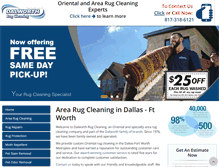 Tablet Screenshot of dalworthrugcleaning.com